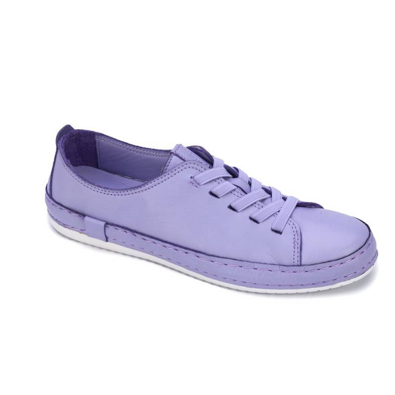 12906-lilac Кеды жен.кожа-кожа лаванда